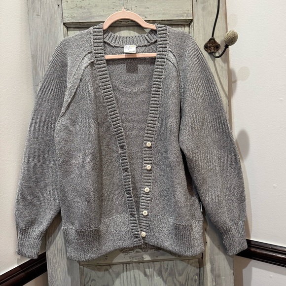 aerie Sweaters - OFFLINE by Aerie Cardigan Sweater Women’s size S Medium Heather Gray Oversized